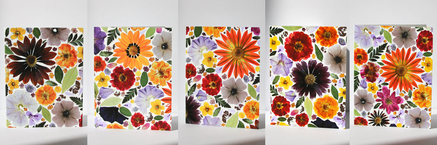 "MEEMAW'S GARDEN" ASSORTED NOTE CARD SET OF 5
