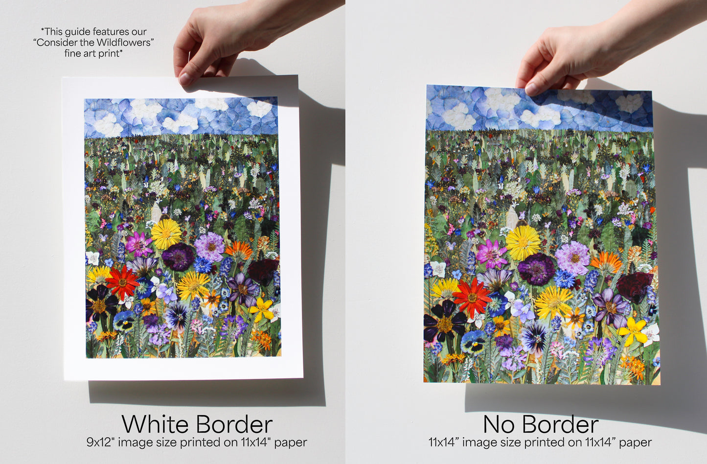 "CONSIDER THE WILDFLOWERS" FINE ART PRINT