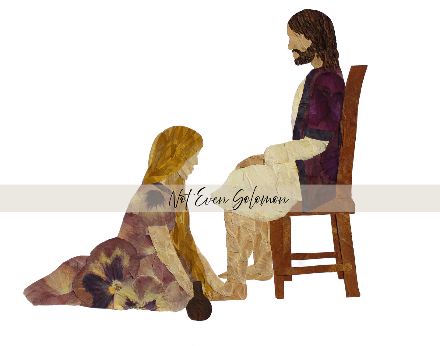 "AT HIS FEET" FINE ART PRINT