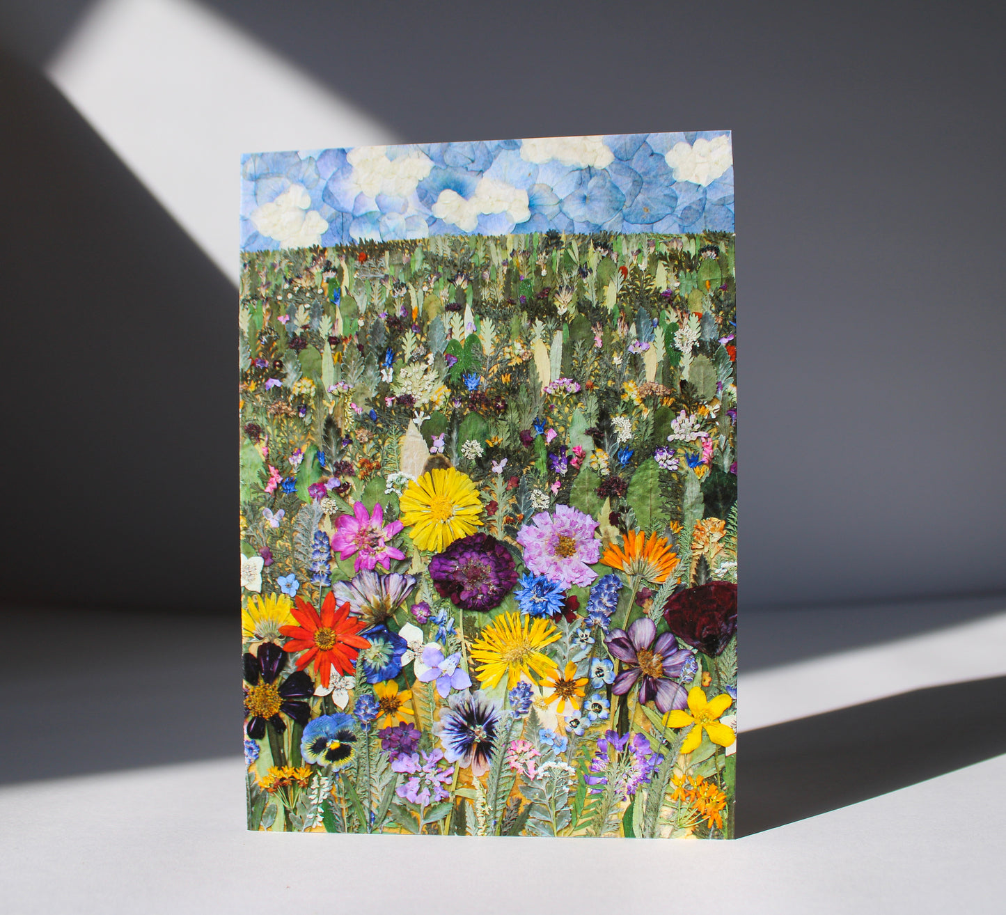 "CONSIDER THE WILDFLOWERS" GREETING CARD