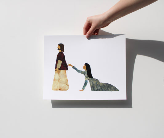 "REACHING IN FAITH" FINE ART PRINT