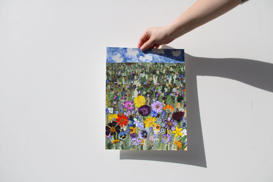 "CONSIDER THE WILDFLOWERS" FINE ART PRINT
