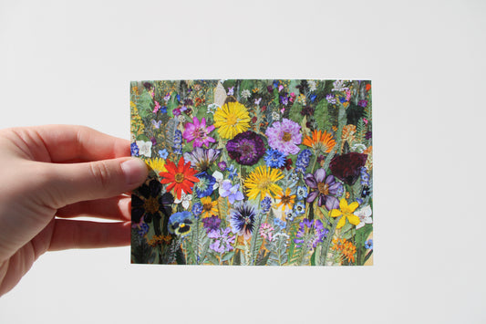 "WILDFLOWERS" SMALL GREETING CARD