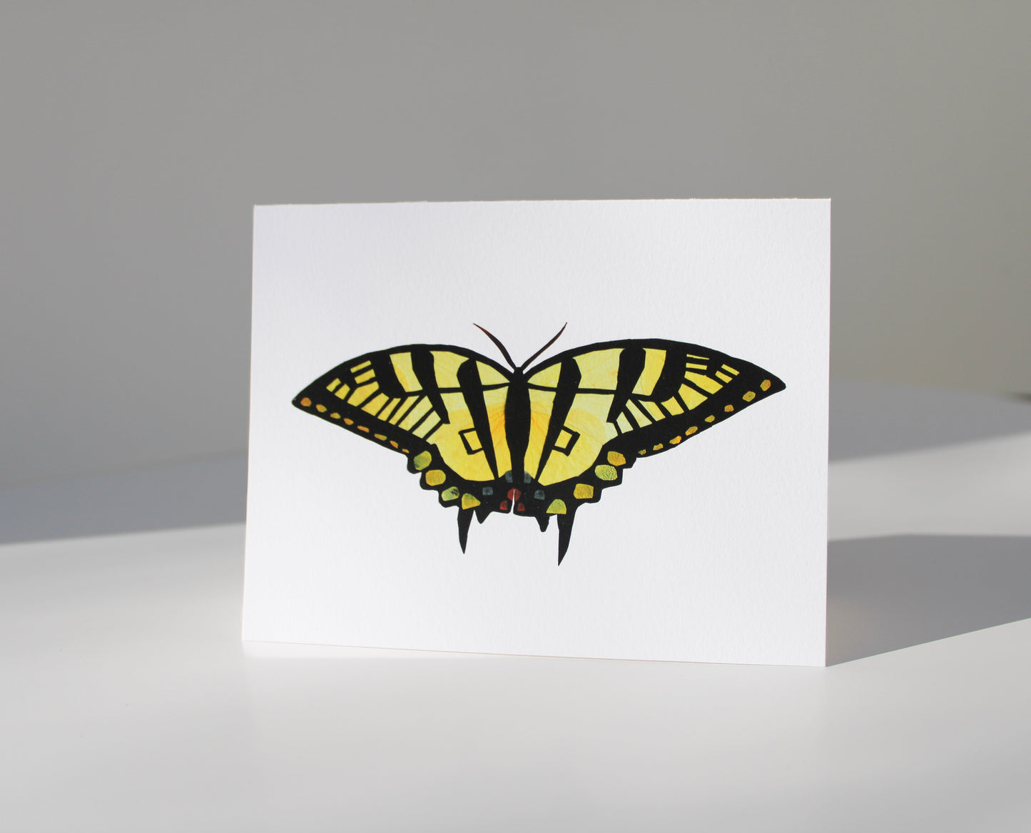 "YELLOW SWALLOWTAIL" SMALL GREETING CARD