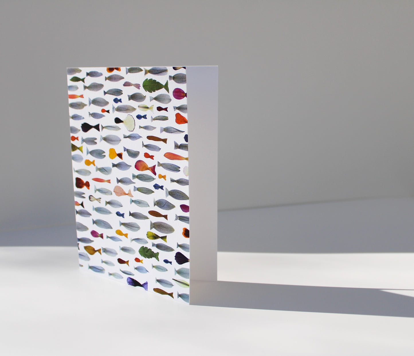 "TRANSFORMED FISH" LARGE GREETING CARD