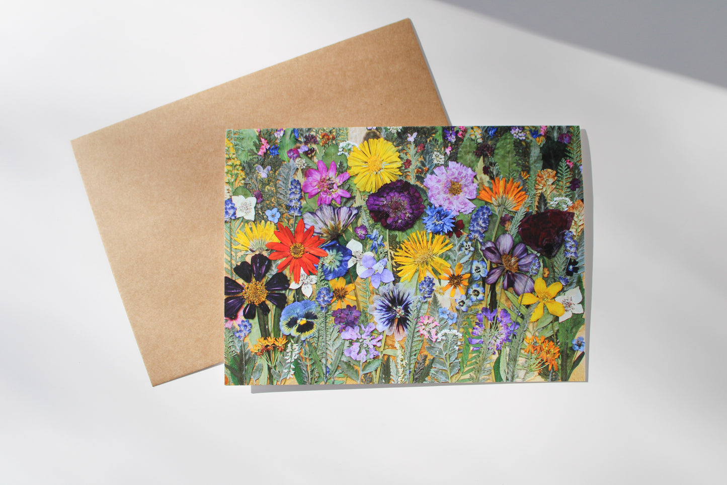 "WILDFLOWERS" LARGE GREETING CARD