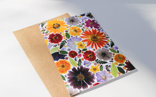 "MEEMAW'S GARDEN" LARGE GREETING CARD