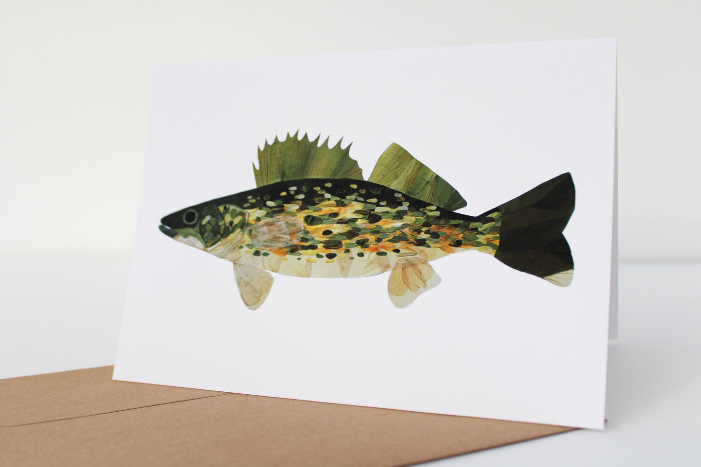 "I'M GOING FISHING" LARGE GREETING CARD