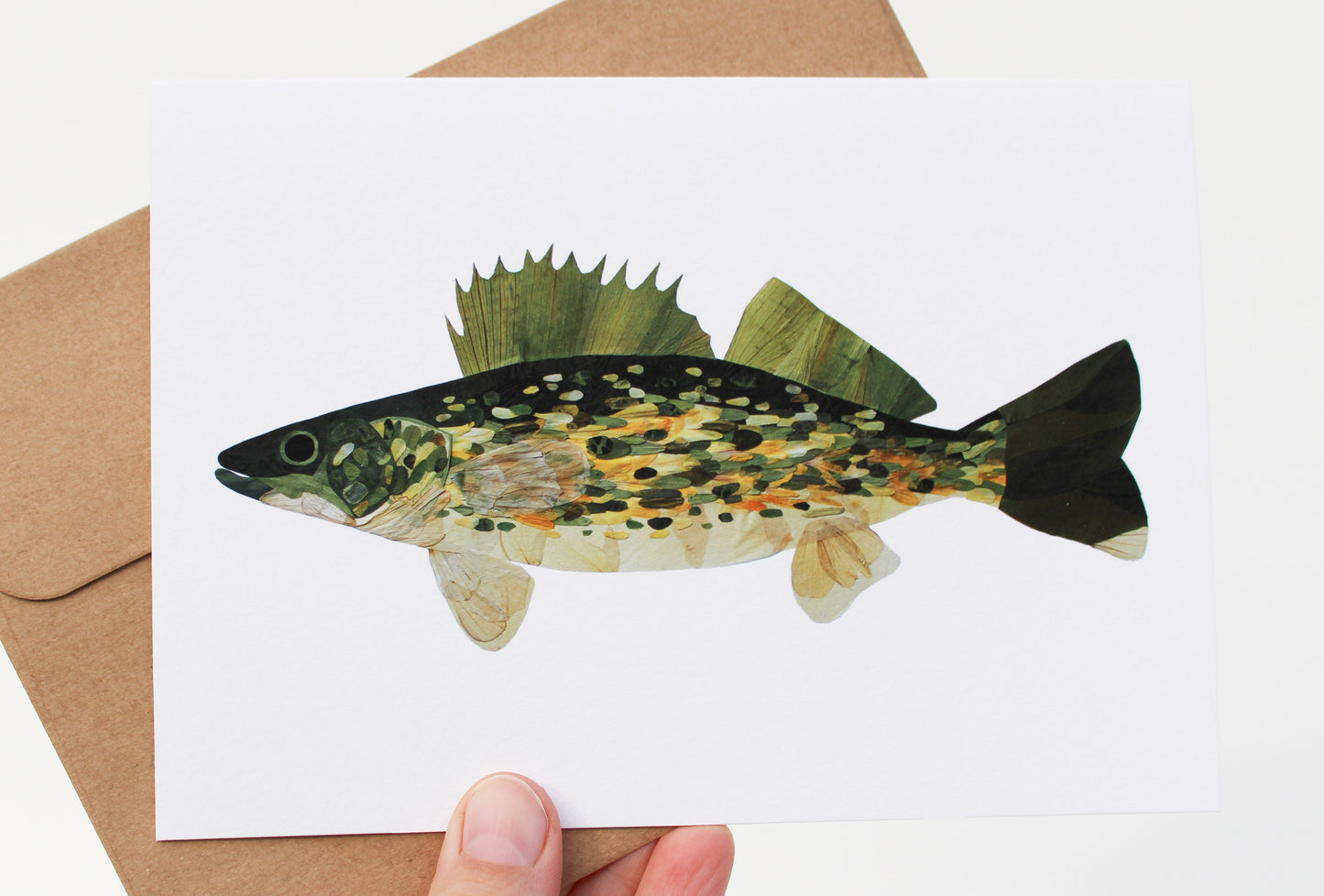 "I'M GOING FISHING" LARGE GREETING CARD