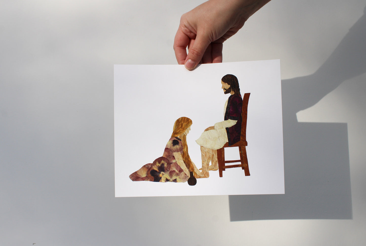 "AT HIS FEET" FINE ART PRINT