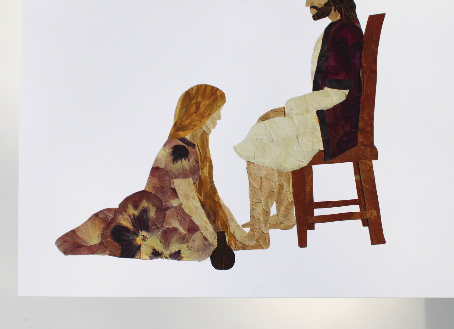 "AT HIS FEET" FINE ART PRINT