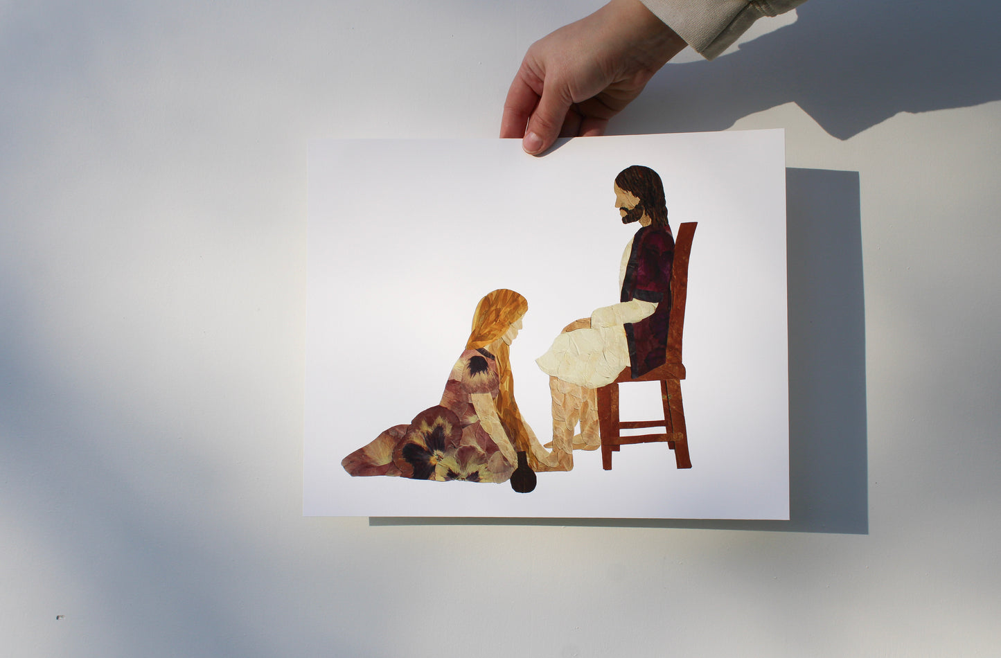 "AT HIS FEET" FINE ART PRINT