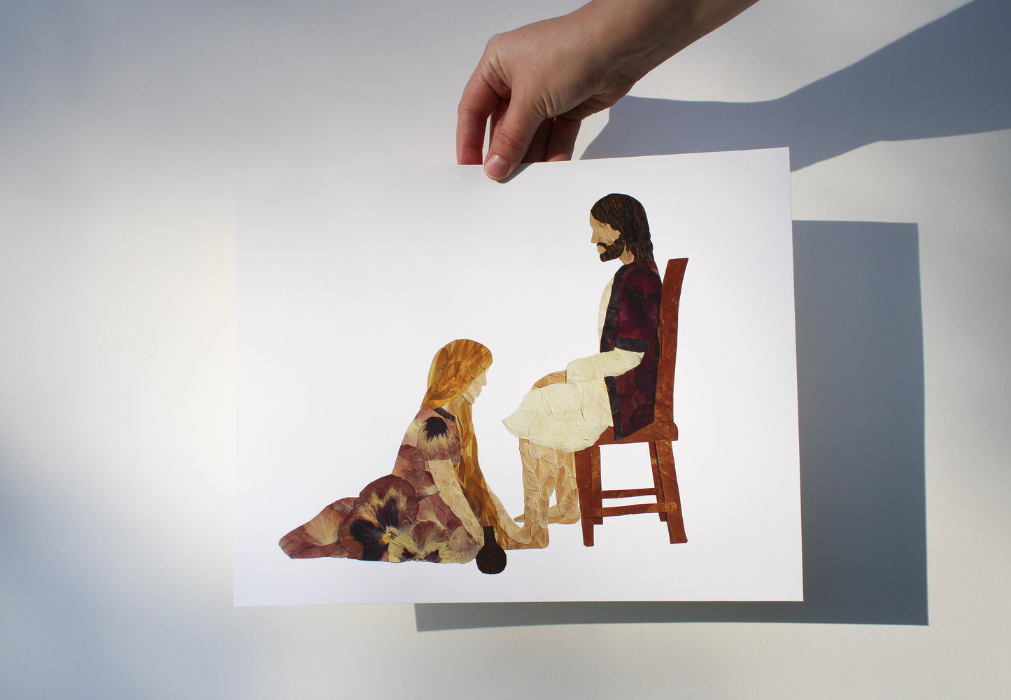 "AT HIS FEET" FINE ART PRINT