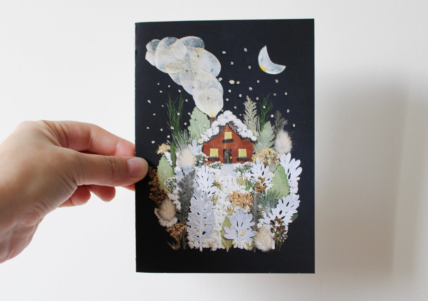 "WHITE AS SNOW" LARGE GREETING CARD