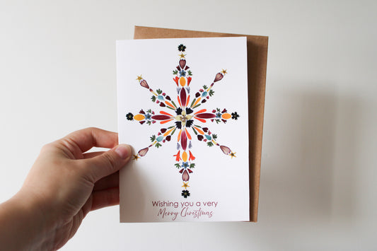 "DARKNESS WILL NOT OVERCOME" LARGE CHRISTMAS GREETING CARD