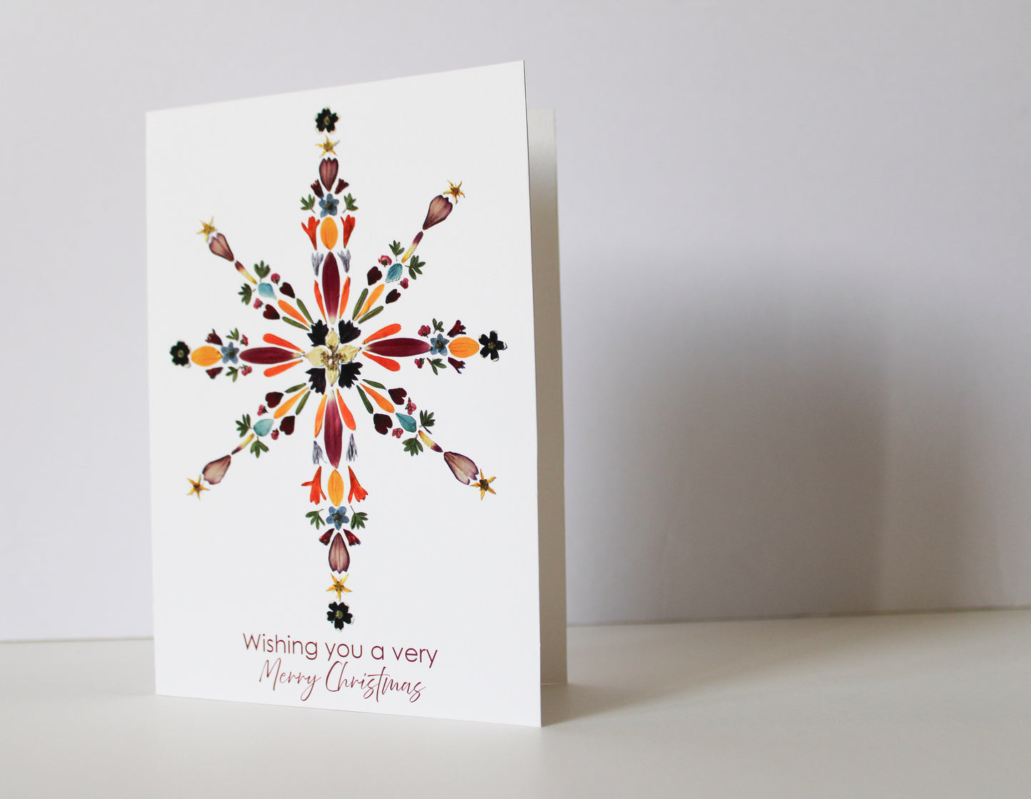 "DARKNESS WILL NOT OVERCOME" LARGE CHRISTMAS GREETING CARD