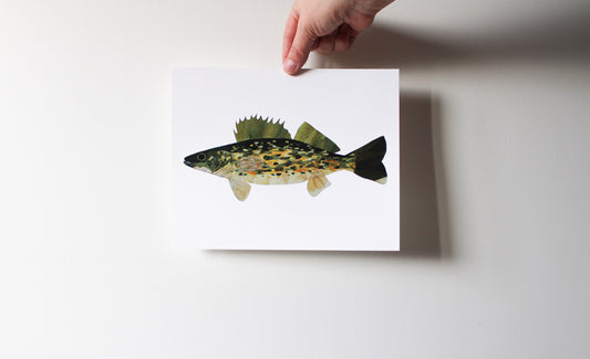 "I'M GOING FISHING" FINE ART PRINT