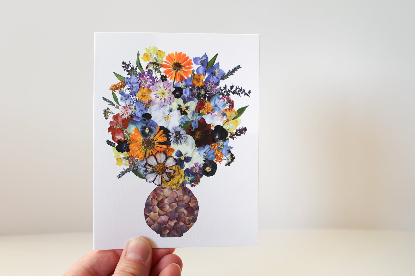 "WALK HUMBLY" LARGE GREETING CARD