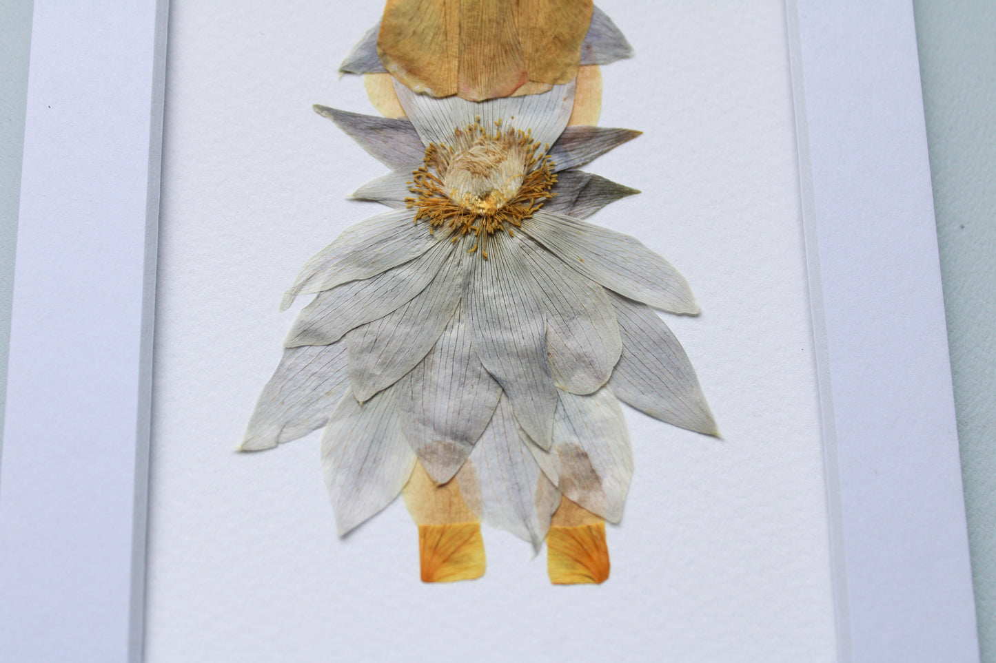 "LITTLE FLOWER GIRL" Real Pressed Flower Art